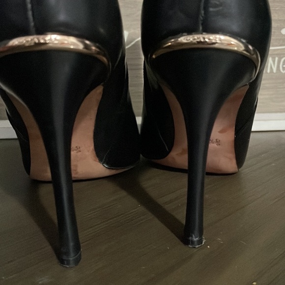 COACH - Heeled Leather Ankle Boots - Size 39 - Picture 8 of 10